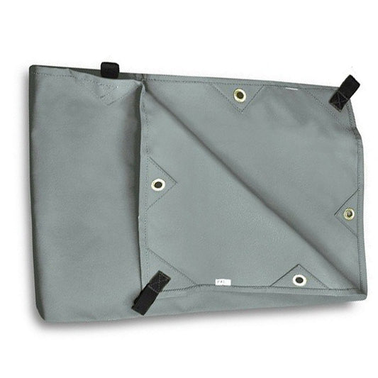 12oz Grey Poly Cotton Canvas Tarpaulin