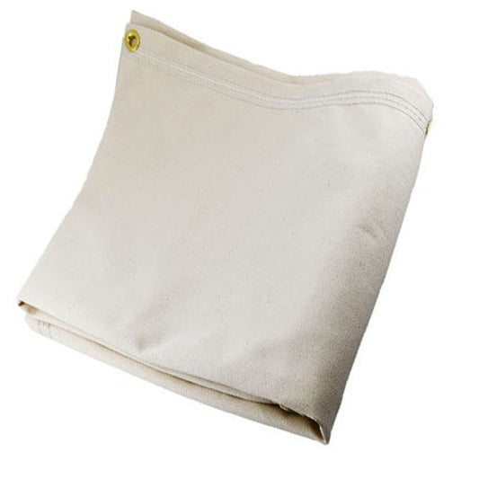 Heavy-Duty Cotton Duck Canvas Tarp 15oz Off-White Water-Resistant Duck Canvas Cover