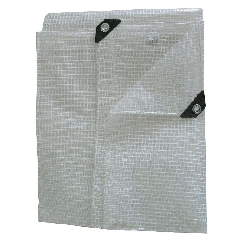 170gsm Clear Waterproof Tarpaulin Heavy-Duty UV Protected Mono Cover