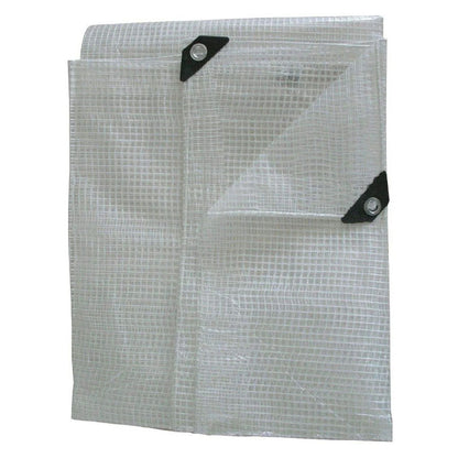 170gsm Clear Waterproof Tarpaulin Heavy-Duty UV Protected Mono Cover