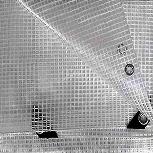 Lightweight 100gsm Clear Tarpaulin Transparent Mono Cover Polythene Tarp Sheet