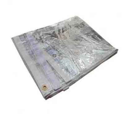 Glass Clear Tarpaulin 310gsm UV Resistant Waterproof PVC Market Stall Cover