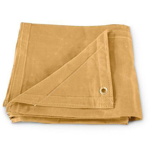 Heavy Duty 18oz Cotton Canvas Tarp – Waterproof Standard Canvas Tarpaulin Sheet