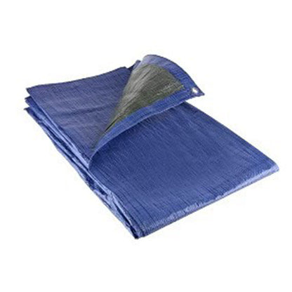 Multi-Purpose Waterproof Tarpaulin 70gsm Blue Green Budget Cover for Indoor