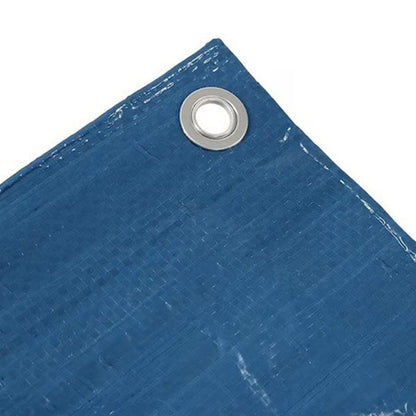 Multi-Purpose Waterproof Tarpaulin 70gsm Blue Green Budget Cover for Indoor