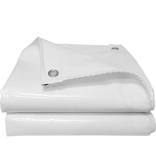 White 110gsm Medium Duty PE Tarpaulin